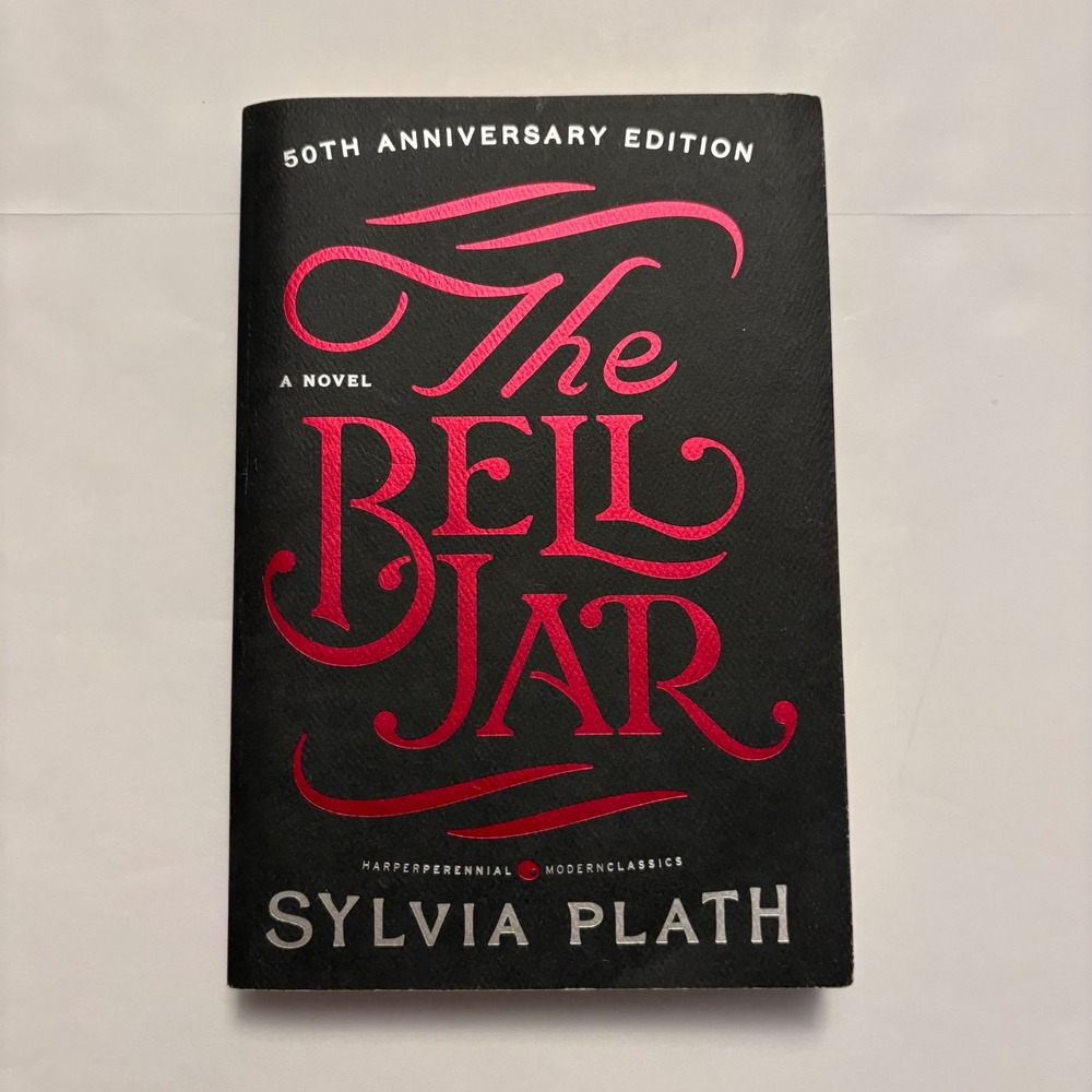 Harper Perennial The Bell Jar Sylvia Plath Paperback Black 50th Anniversary Ed